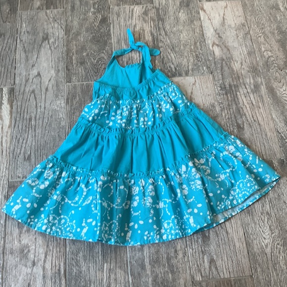 Girls Sundress, Just A Girl, Size S4, Blue, White - Picture 3 of 5